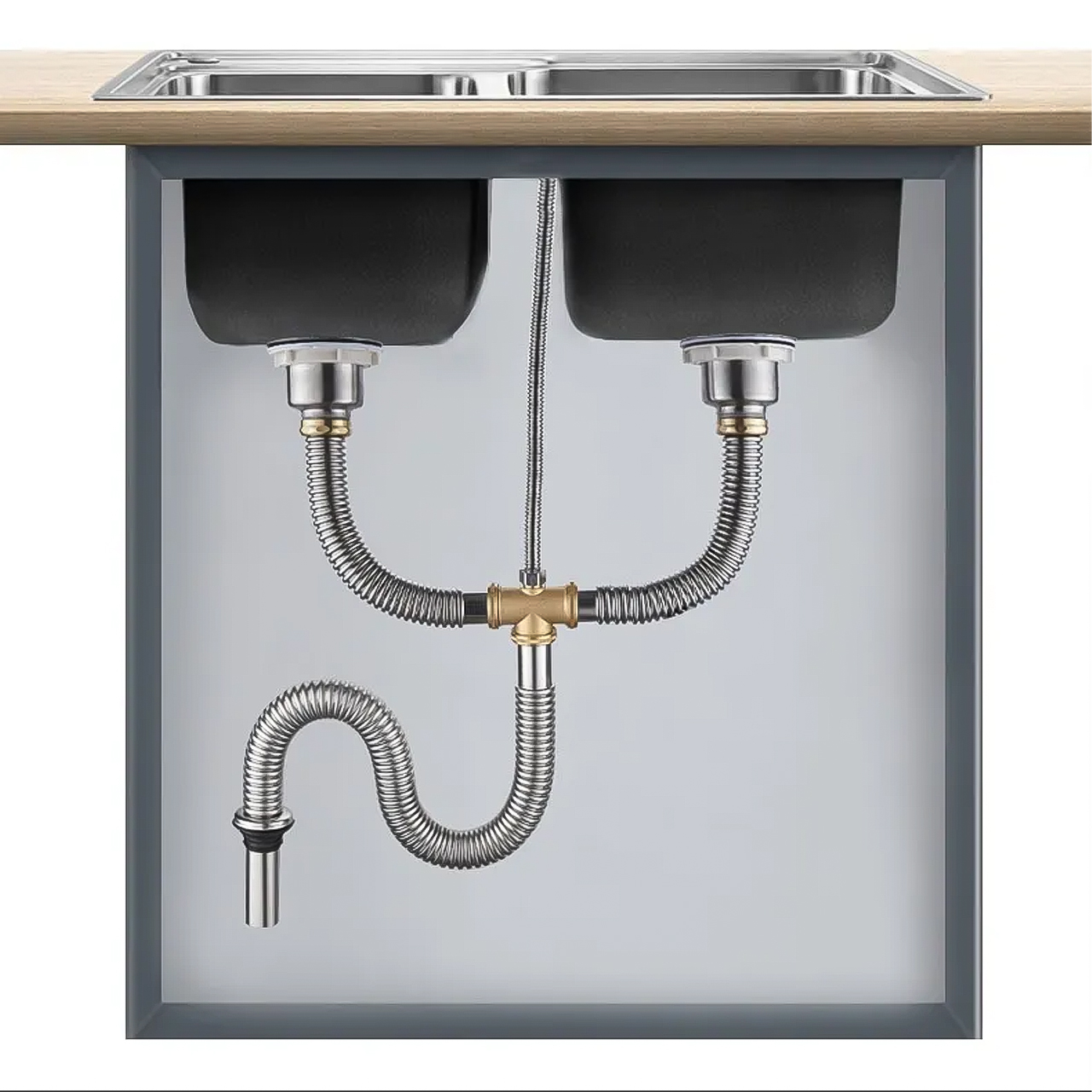 Bộ Thoát Nước Inox Bồn Rửa Bát Xi Phông Chống Chuột Cắn Hàng Cao Cấp 12 Bộ Thoát Nước Inox Bồn Rửa Bát Xi Phông Chống Chuột Cắn Hàng Cao Cấp