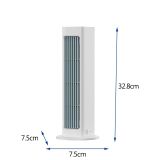  Quạt  Hình Tháp Đa Năng CT-106 Đứng,Để Bàn Tặng Kèm Móc Treo Tường Quạt Sạc Usb 