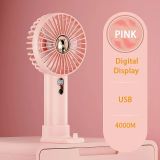  Quạt Mini Cầm Tay Chạy Cực Êm Siêu Bền Có Cổng Sạc 