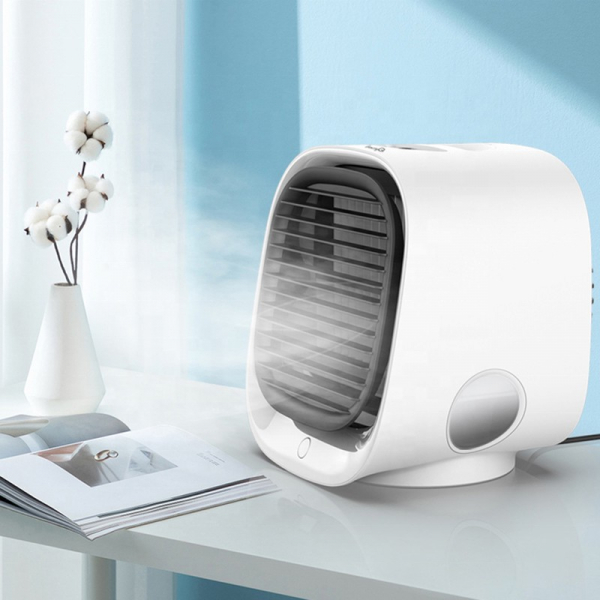 Quạt điều hòa mini hơi nước AIR COOLER FAN có đèn LED 7 màu