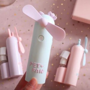 Quạt Mini Cầm Tay Phun Sương PET-FAN