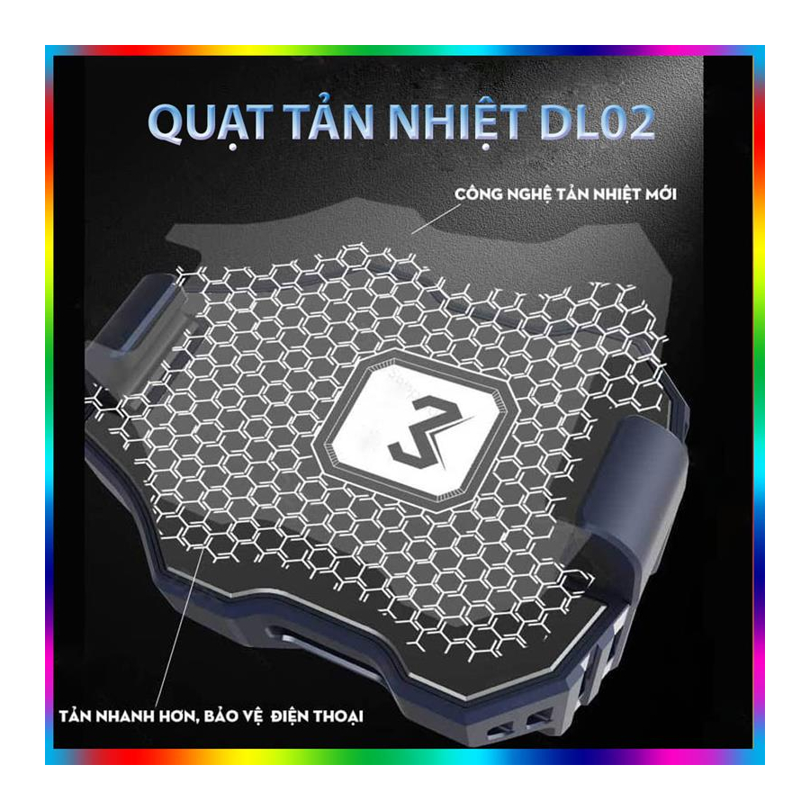 quạt tản nhiệt điện thoại DL02