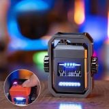  Bật Lửa Điện Plasma Con Xoay Giải Trí Độc Đáo, Đèn LED Tích Hợp Kèm Cáp Type-C và Hộp Sang Trọng 
