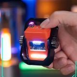  Bật Lửa Điện Plasma Con Xoay Giải Trí Độc Đáo, Đèn LED Tích Hợp Kèm Cáp Type-C và Hộp Sang Trọng 