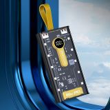  Sạc Dự Phòng Cực Nhanh Dung Lượng Pin Khủng Vỏ Trong Suốt  Có Đèn LED 