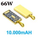  Sạc Dự Phòng Cực Nhanh Dung Lượng Pin Khủng Vỏ Trong Suốt  Có Đèn LED 