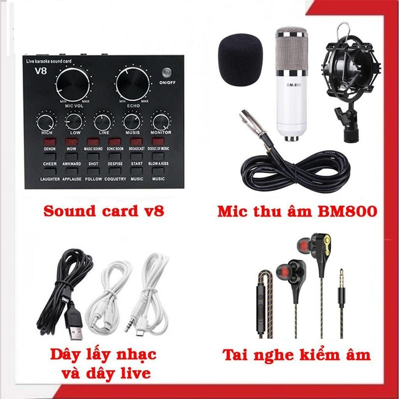 Combo Sound Card V8