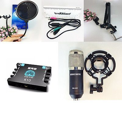 soundcard_k10 bộ thu âm tại nhà tốt nhất