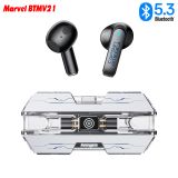  Tai Nghe Bluetooth BTMV2 Mô Hình Chiến Binh Marvel cho Game Thủ Chip Jerry 5.3, Độ Trễ Thấp, Âm Thanh Đỉnh Cao 