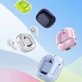  Tai Nghe Không Dây TWS Trong Suốt Màn Hình Led Kiểu Dáng Thể Thao 