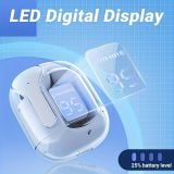  Tai Nghe Bluetooth 5.3 Ultrapods Pro/Max Âm Thanh Hay Bass Mạnh Tích Hợp Micro, Chống Ồn, Chống Mồ Hôi, Điều Chỉnh Âm Lượng 