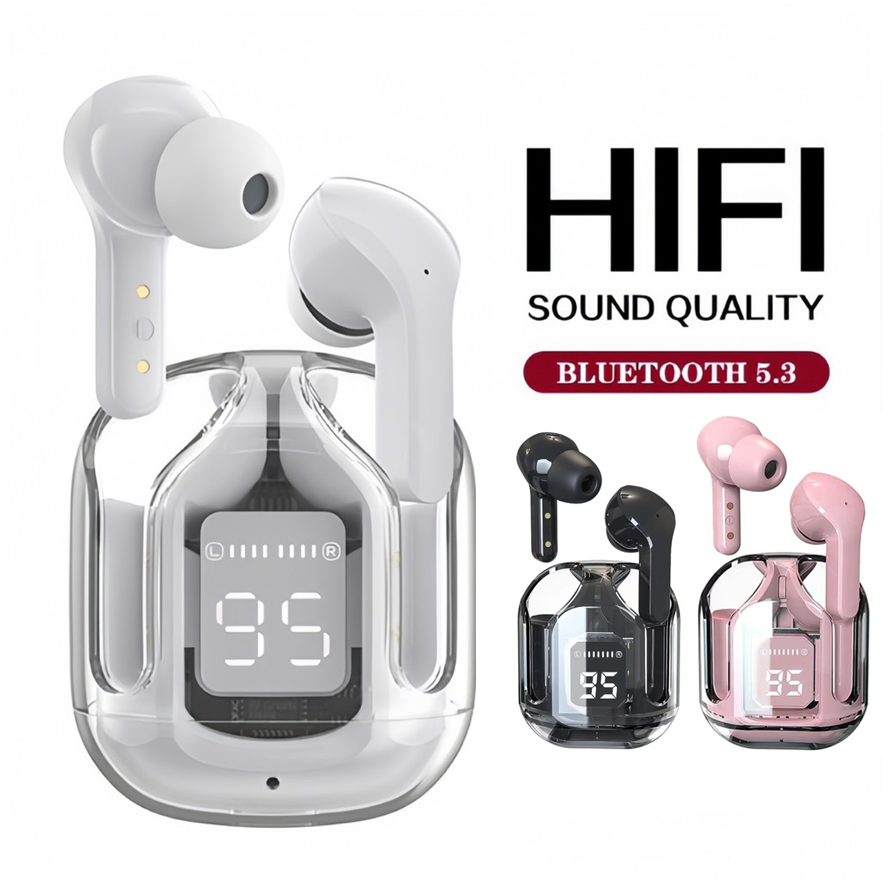 Audífonos Crystal T8 + Protector: Experiencia de Audio Inigualable - Audífonos Crystal T8 + Protector