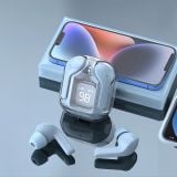  Tai Nghe Bluetooth 5.3 Ultrapods Pro/Max Âm Thanh Hay Bass Mạnh Tích Hợp Micro, Chống Ồn, Chống Mồ Hôi, Điều Chỉnh Âm Lượng 