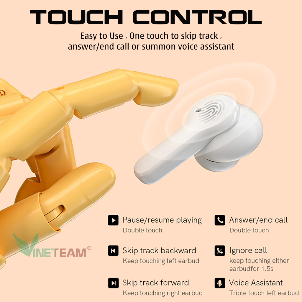 tai nghe bluetooth QCY T13
