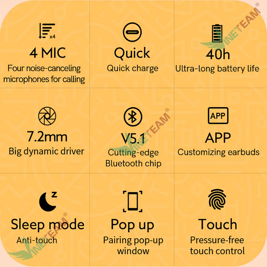 tai nghe bluetooth QCY T13