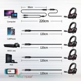  Tai nghe chụp tai Gaming PLEXTONE G800 