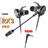  Tai nghe gaming XMOWI RX3 2 mic đàm thoại khử ồn cực tốt 