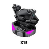  Tai Nghe X15 Bluetooth 5.0 Chơi Game Không Độ Trễ 
