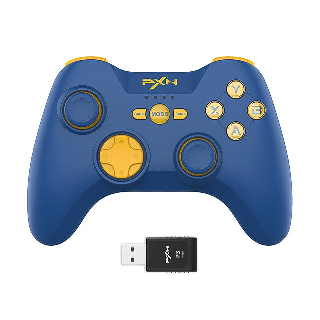 Tay Cầm Chơi Game Không Dây PXN P3 Tương Thích PC/PS3/Android/iOS Tặng Kèm Đầu Thu