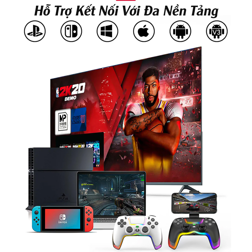 tay cam choi game pc khong day P07 2