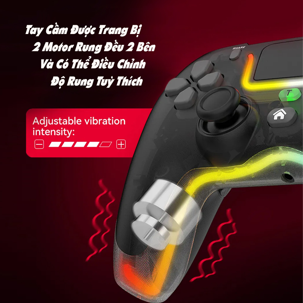 Control Joystick para PC, Steam y PS4 con Iluminación RGB - Control Joystick Para Pc Steam Ps4 RGB