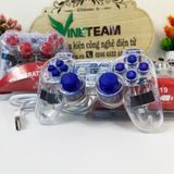  Tay Game USB Trong Suốt Đèn Led Có Rung SB-19 