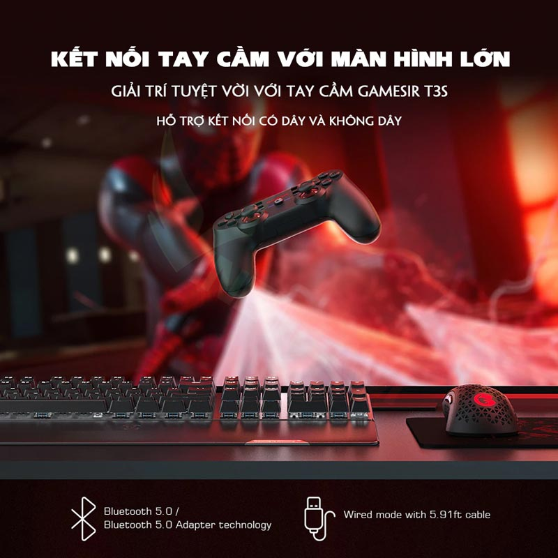 GameSir T3S: Tay Cầm Chơi Game Đa Nền Tảng 12 tay-cam-gamesir-t3s-9