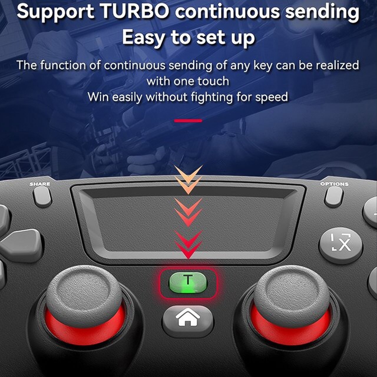 Tay cm choi game bluetooth P06 10