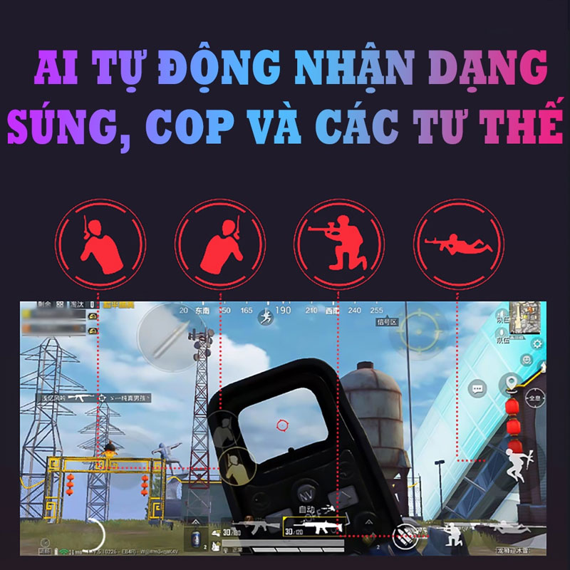Phụ kiện chơi pubg mobile Meiying M16