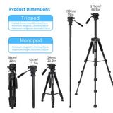  Tripod ZOMEI Q310 Chuyên Nghiệp Cho Chân Máy Ảnh 