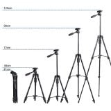  Tripod Cao Cấp NeePho NP-8810 Khung Nhôm Kèm Kẹp Điện Thoại Và Remote 