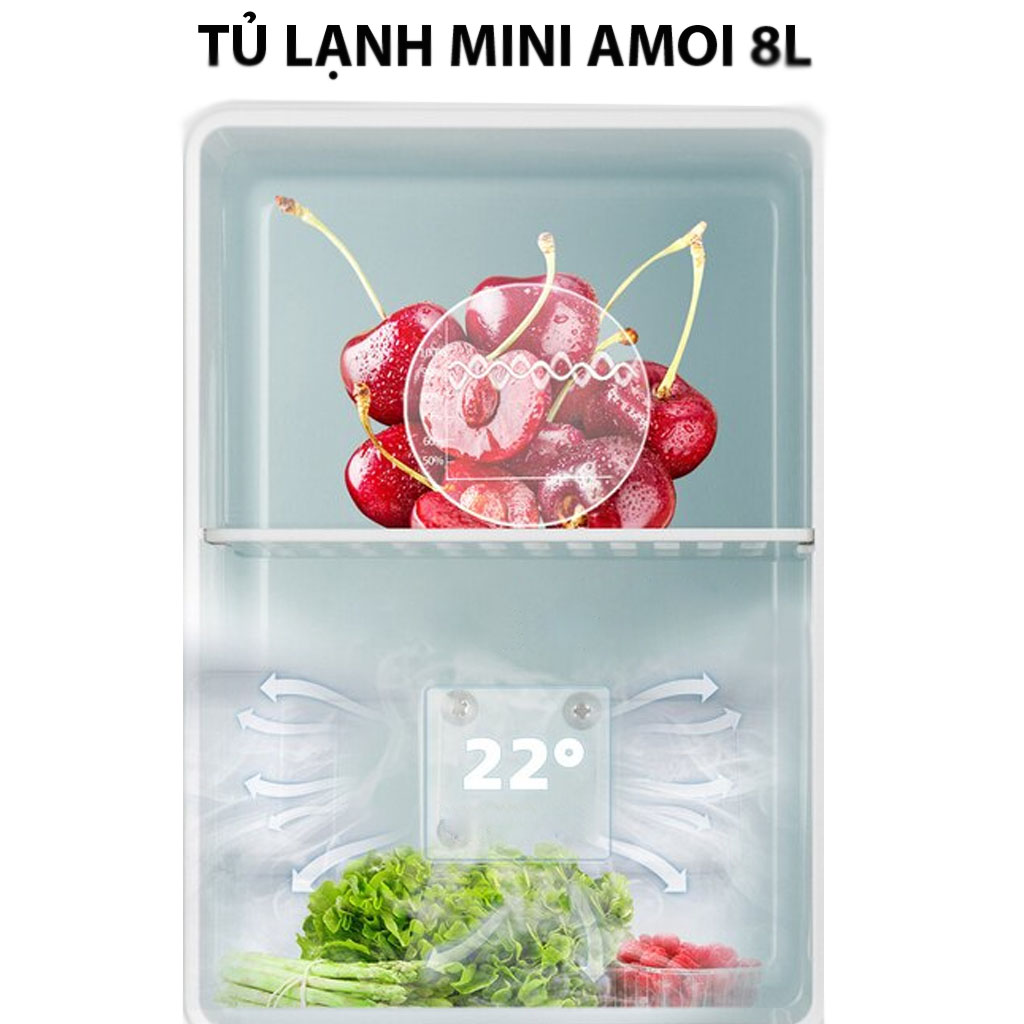 Tủ lạnh mini Amoi 8L