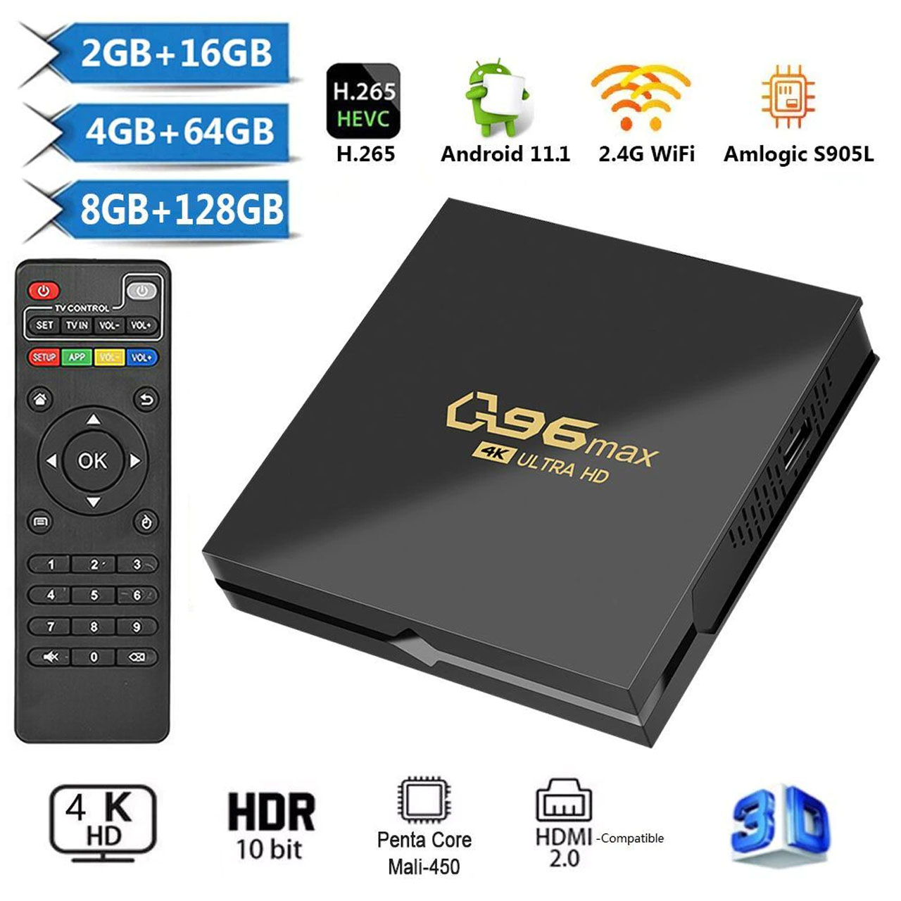 TV Box Q96 max 8