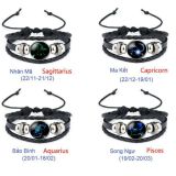  Vòng tay 3D may mắn 12 cung hoàng đạo ( kèm ảnh thật ) -vt05 