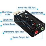  Usb ra sound 3D 7.1 - đầu ra âm thanh chuẩn -DC237 