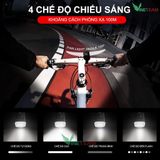  Đèn Pha Xe Đạp Siêu Sáng 4 Chế Độ Có Thể Sạc Được EOS200 -DC4353 