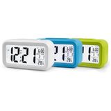  Đồng Hồ Báo Thức Điện Tử Để Bàn Màn Hình LCD Đa Chức Năng: Thời Gian, Lịch, Báo Thức, Nhiệt Độ 