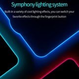  Tấm Lót Chuột, Bàn di chuột Led RGB 80x30 Kiêm Sạc Không Dây Cho Điện Thoại -dc5172 
