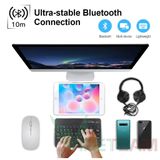  Bộ bàn phím chuột không dây Bluetooth mini 10 inch cho máy tính bảng ,Laptop có thể sạc lại 10 inch 