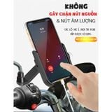  Giá đỡ điện thoại trên xe máy 03-H2 Bằng Kim loại Chắc Chắn, Dễ Lắp Đặt, Chống Cướp Giật Xoay 360 độ 