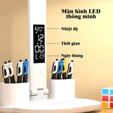  Đèn học chống cận, đèn học để bàn Có màn hình LCD hiển thị đa thông tin 3 màu tùy chỉnh, xoay 180 độ 