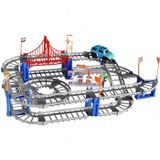  [Nhập mã TOYMAY15 giảm 15K] Đồ chơi Bộ lắp ráp đường đua ô tô 90chi tiết - đường ray ô tô đua -dc2497 