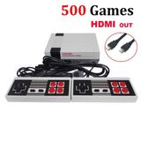  Máy chơi game 4 nút cổng HDMI siêu nét tích hợp 500/621 game 