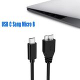  Cáp USB type C sang Micro B tốc độ truyền dữ liệu nhanh dài 2m -dc4803 