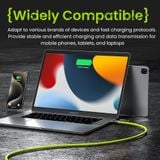 Cáp sạc 4 trong 1 sạc nhanh 240W KINGKONG WDC51 dây silicon 1.2m hỗ trợ cho Macbook ipad iphone 