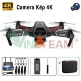  Flycam P5 Pro , Drone có camera 4k HD Camera Kép Có Định Vị 1080P WiFi Pin Khỏe Bay Xa 150M 
