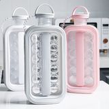  Khay làm đá silicon đa năng, an toàn sức khỏe gấp gọn tiện dụng có thể mang theo 