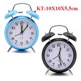  Đồng Hồ Báo Thức Hai Quả Chuông Gõ Kim Trôi Mẫu mới -dc3870 