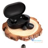  Tai nghe không dây Xiaomi - Redmi Airdots Đen - Bluetooth 5.0, Pin 12 tiếng kèm hộp, Nút bấm cơ -dc3669 