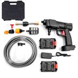  Máy rửa xe cầm tay cao áp chạy bằng pin sạc 48v - Súng rửa xe dùng cho gia đình có chế độ phun xương tạo bọt cao cấp 